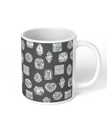 Linen Diamond Coffee Mug